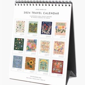 rifle paper co calendar 2024